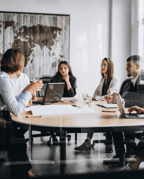 Board room meeting