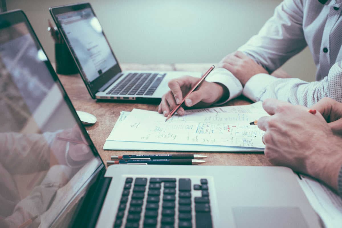 Finance work using comptuers